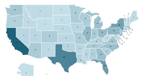 how many reps are from each state